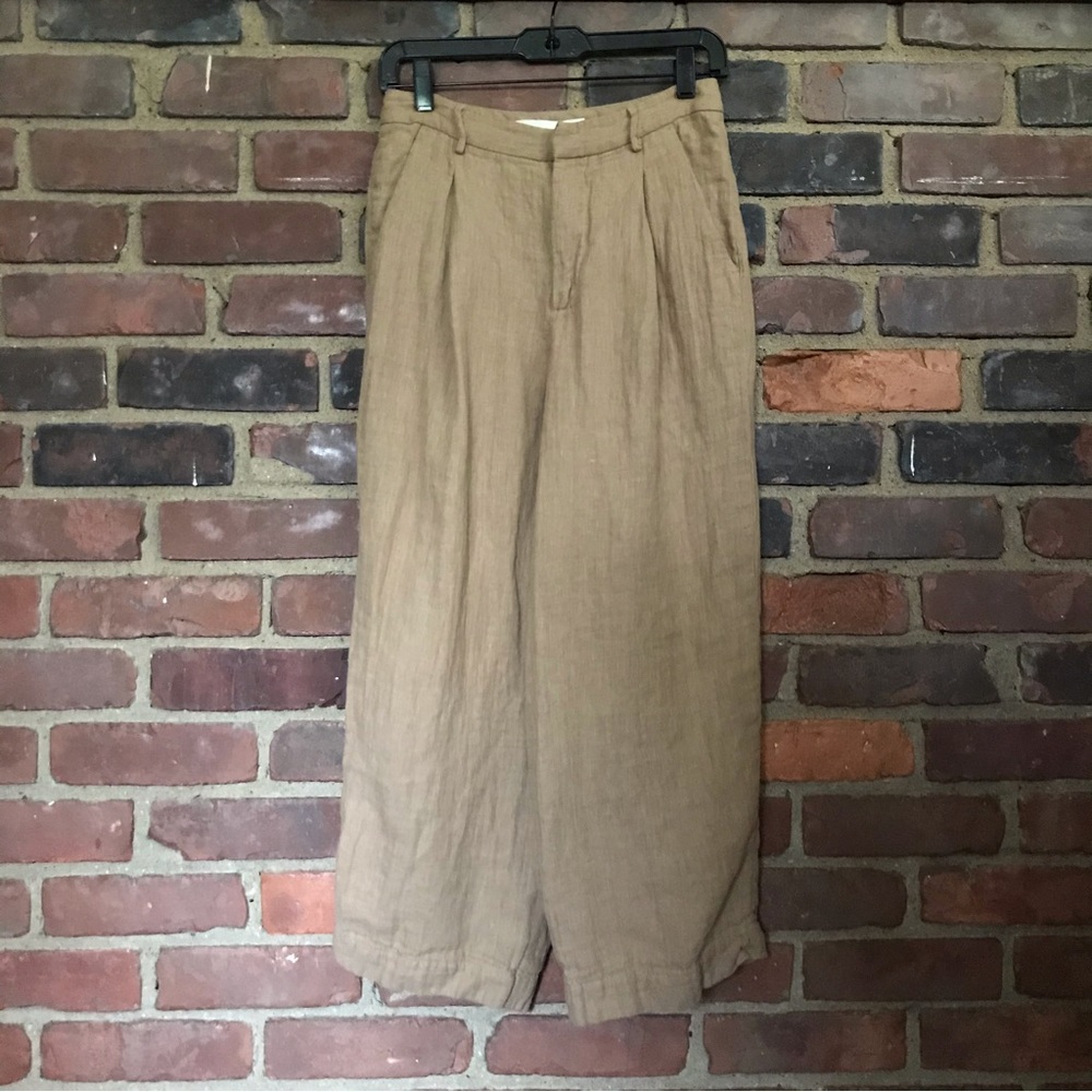 Creatures of Comfort | Linen Pants Sz 2 (W25 X L25.5”) High Rise
